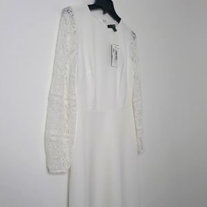 Calvin Klein  long White Dress